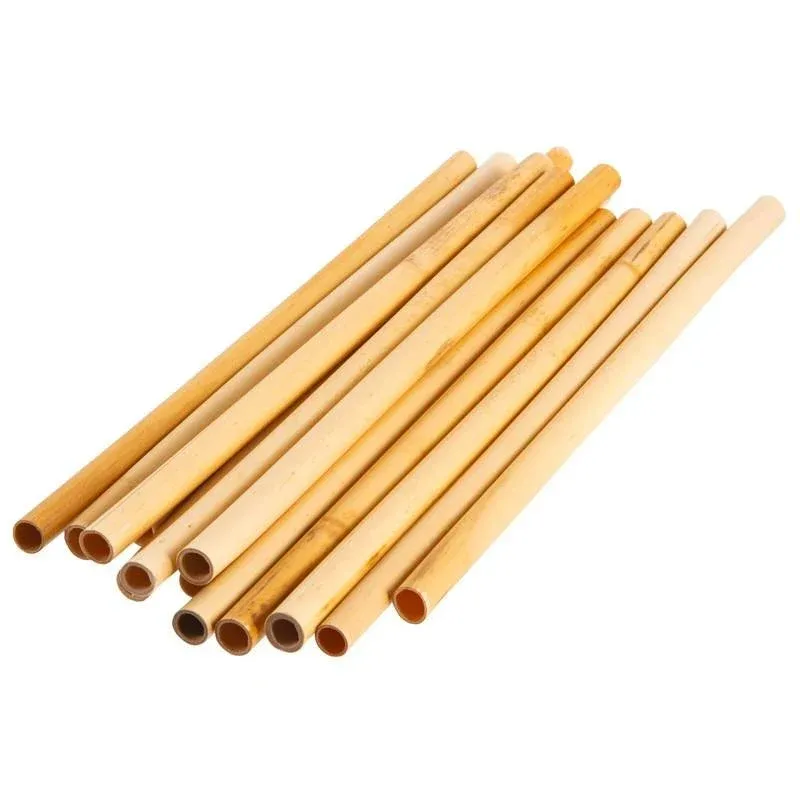 25 cm - Paderno Cannucce 9-10 mm In Bambù Set 110 Pz Popolare