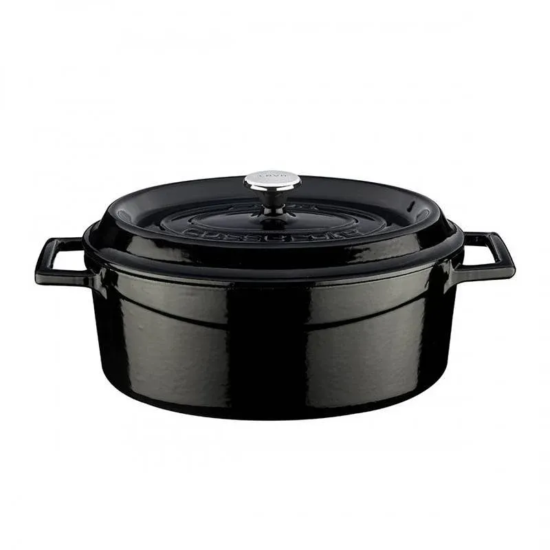 25 cm - Paderno Casseruola Ovale In Ghisa Smaltata Sconto