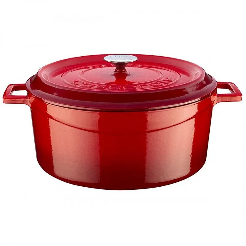 32 cm - Paderno Casseruola Rotonda In Ghisa Smaltata Subito Disponibile