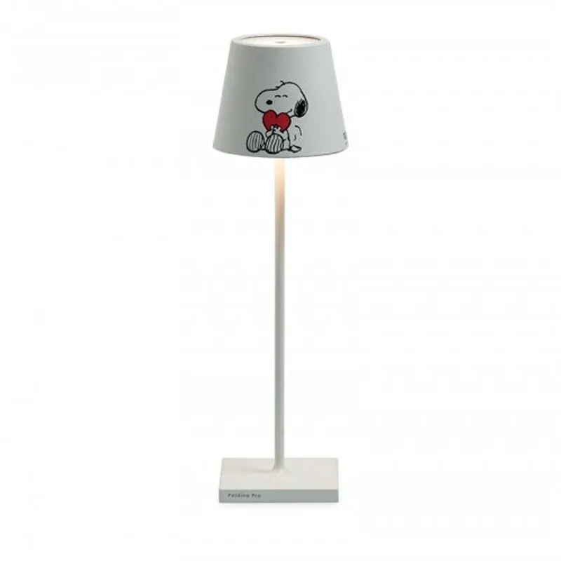 38 cm - Zafferano Poldina X Peanuts Lampada Da Tavolo Prezzo Scontato