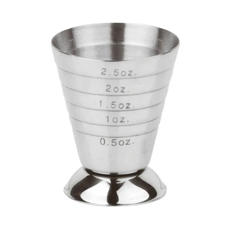 Ultime Pezzi 7.5 cl - Paderno Bar Happy Hour Jigger Dosatore Graduato In Acciaio Inox