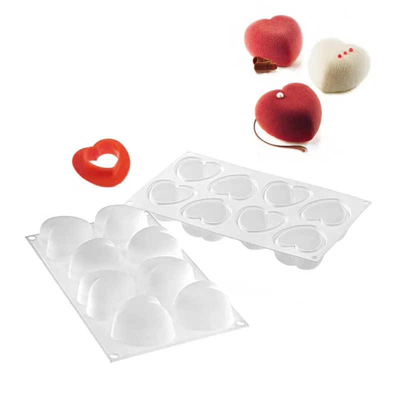 8 Forme Silikomart Mini Amorini Stampo Cuori In Silicone Ordina Subito