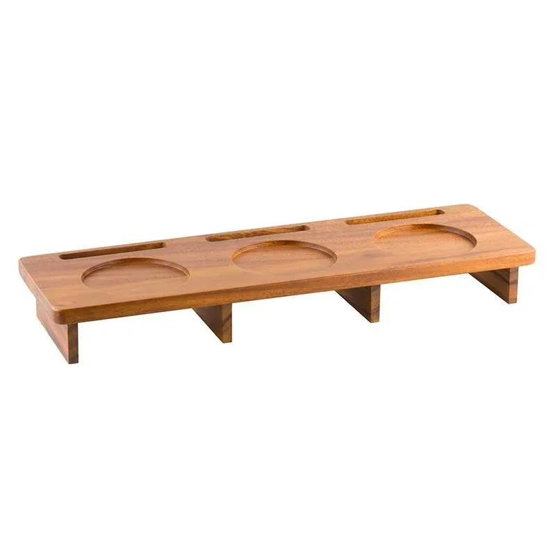 Occasione Imperdibile Paderno Supporto Casseruola Per 3 Casseruoline In Legno