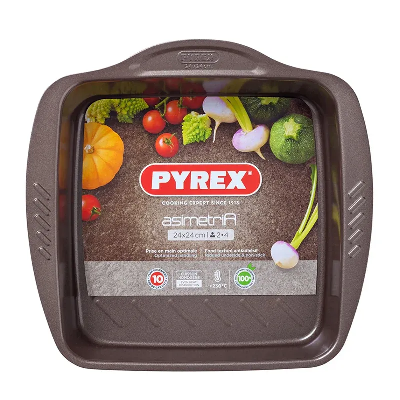 Bestseller 24x24 cm - Pyrex Asimetria Teglia Rotonda Antiaderente