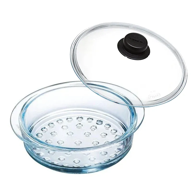 Pyrex Classic Cestello Vapore Con Coperchio In Vetro Borosilicato Esclusivo