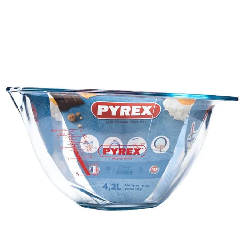 Soddisfatti O Rimborsati 420 cl - Pyrex Classic Coppa Graduata Rotonda In Vetro Borosilicato
