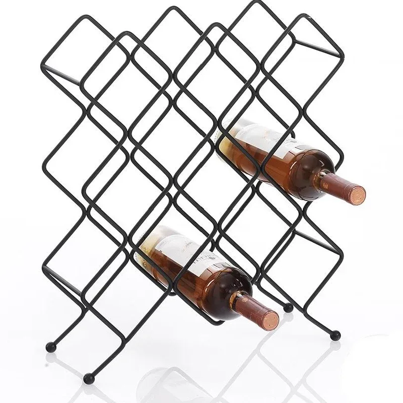 Tomasucci Diagonal Cantinetta Portabottiglie Per 13 Bottiglie In Acciaio Inox Offerta Speciale