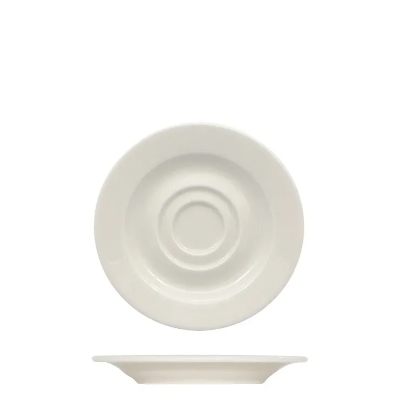 13 cm - Ariane Prime Piattino Tazzina Caffé In Porcellana - Set 12 Pz Offerta Limitata