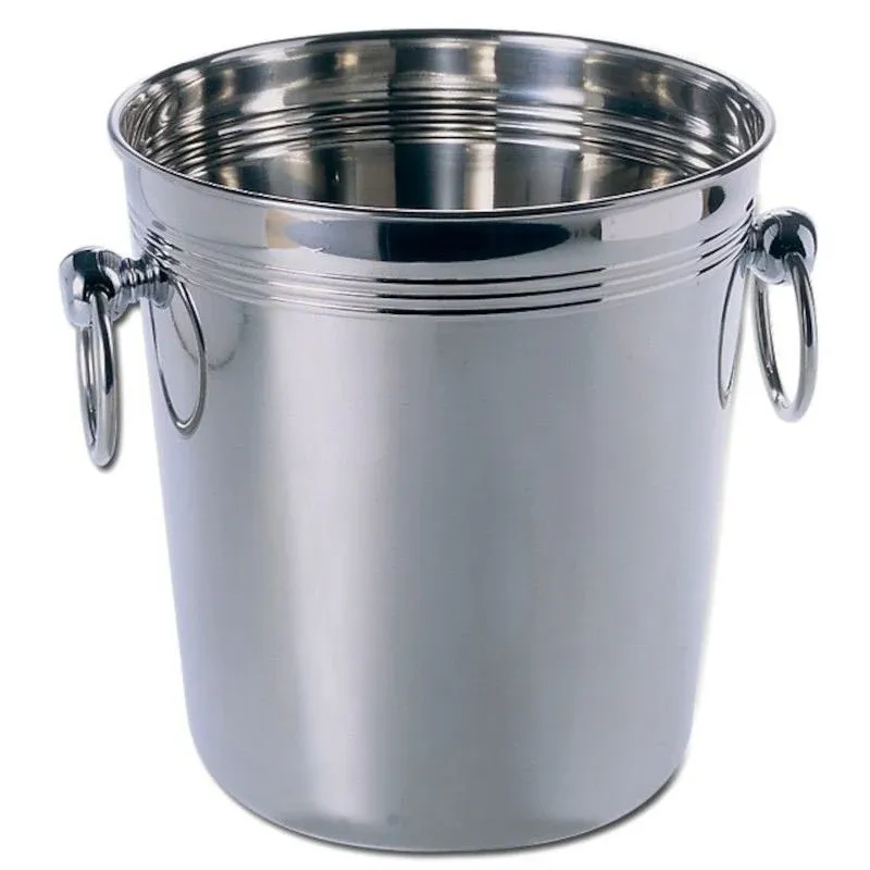 Ø 20 x H 21 cm - Ilsa Secchiello Champagne In Acciaio Inox Professionale