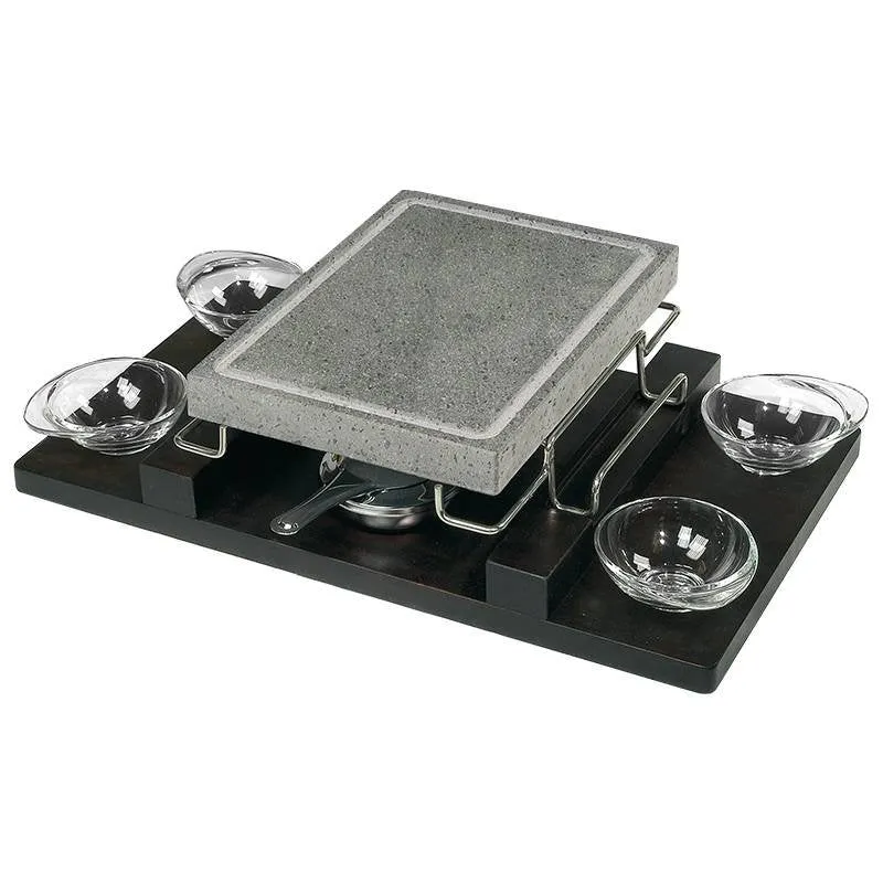 Prezzo Ridotto 21x29 cm Ilsa Convivio Pietra Lavica Rettangolare Con Supporto