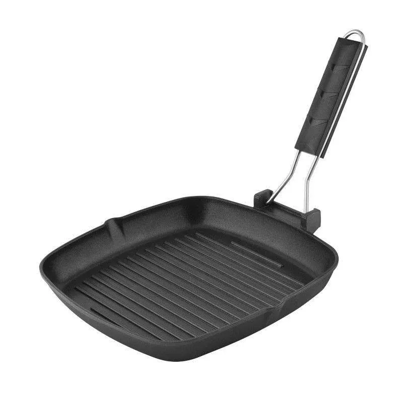 26 cm - Ilsa Lightgrill Bistecchiera Quadrata In Alluminio Pagamento Sicuro