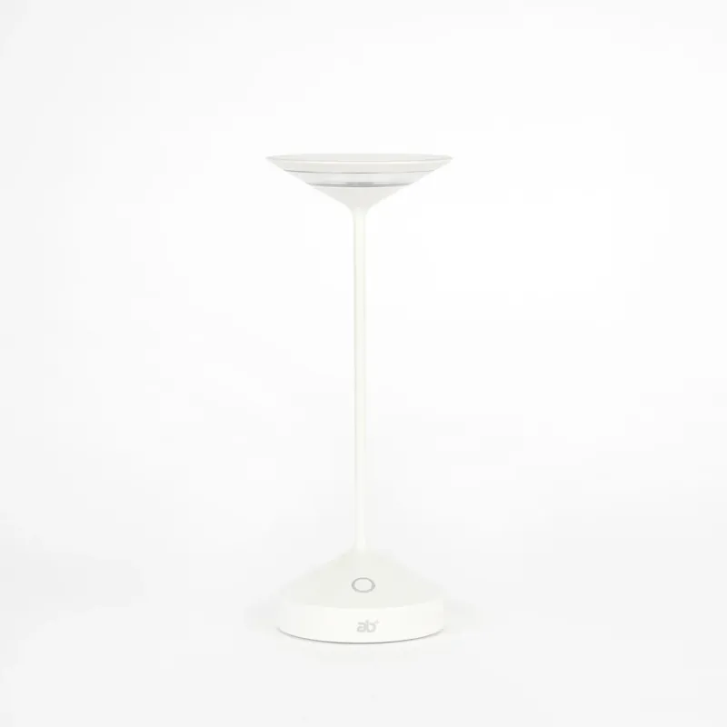 28 cm - Abert Tempo Lampada Da Tavolo Ricaricabile In Alluminio Promozione Esclusiva