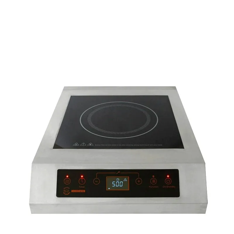 28 cm - Horecatech Digital XL Piastra Induzione In Acciaio Inox Prezzo Di Fabbrica
