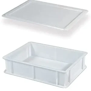30 x 40 x H10 cm - GENUS Dei Cassetta Porta Impasto Rettangolare In Plastica Con Coperchio Promozione Esclusiva