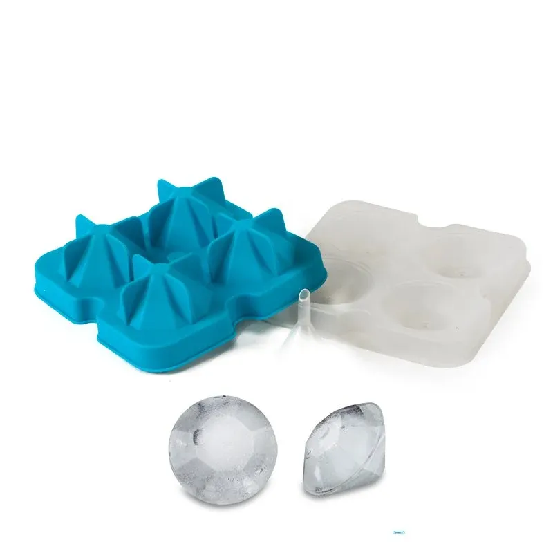 Non Perdere 4 Forme - Ilsa Mixage Stampo Diamanti Ghiaccio In Silicone
