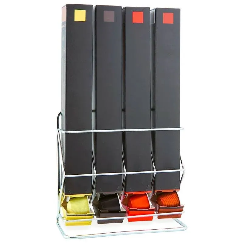 Ultimissimo Modello 40 Cps - Ilsa Porta Capsule Per Astucci Nespresso In Acciaio Inox