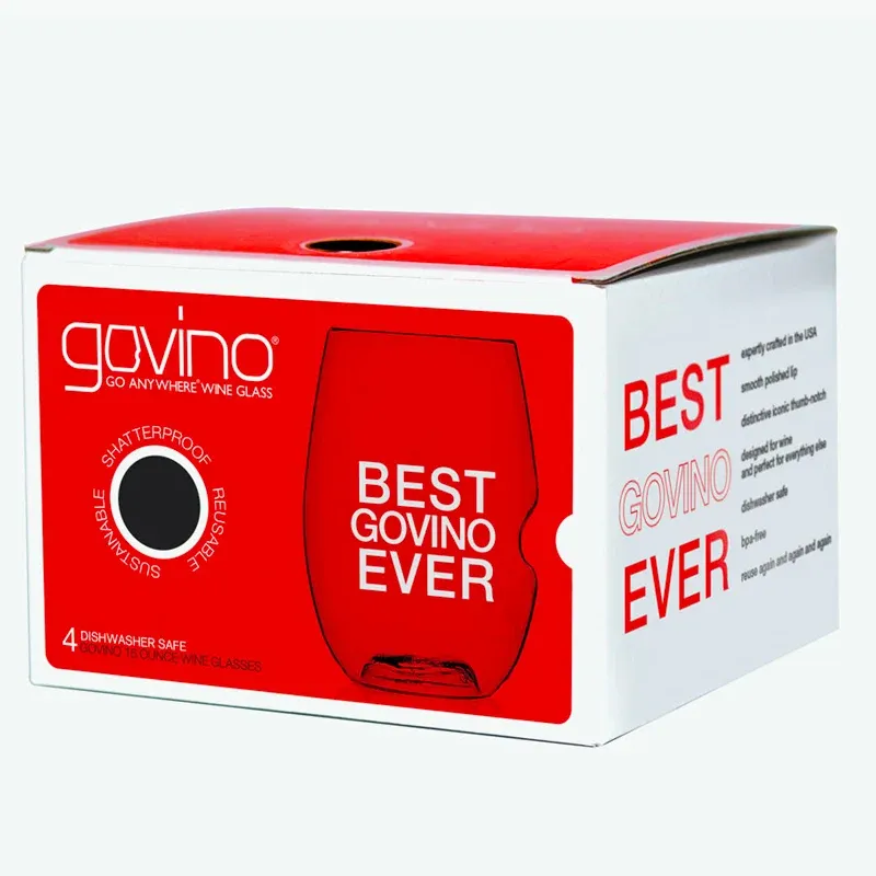 48 cl - Govino Bicchieri Acqua In Plastica - Set 4 Pz Offerta Del Giorno