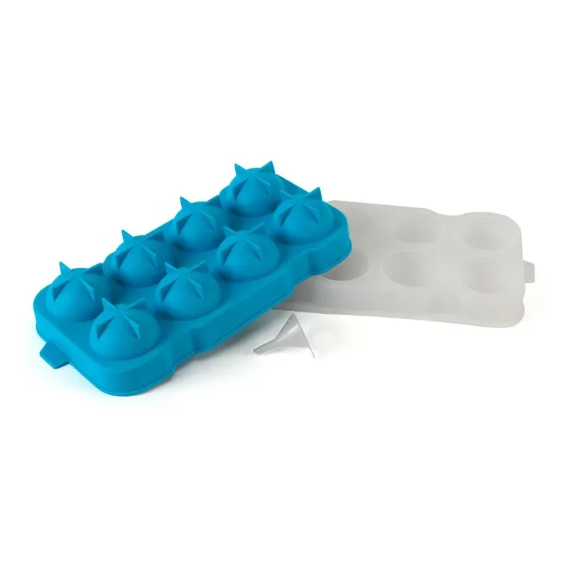 8 Forme - Ilsa Mixage Stampo Sfera Ghiaccio In Silicone Spedito Oggi