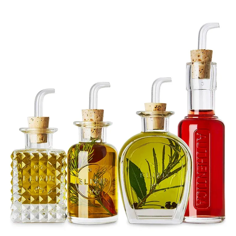 Ultima Occasione Bormioli Luigi Mixology Set Condimento In Vetro - Set 4 Pz