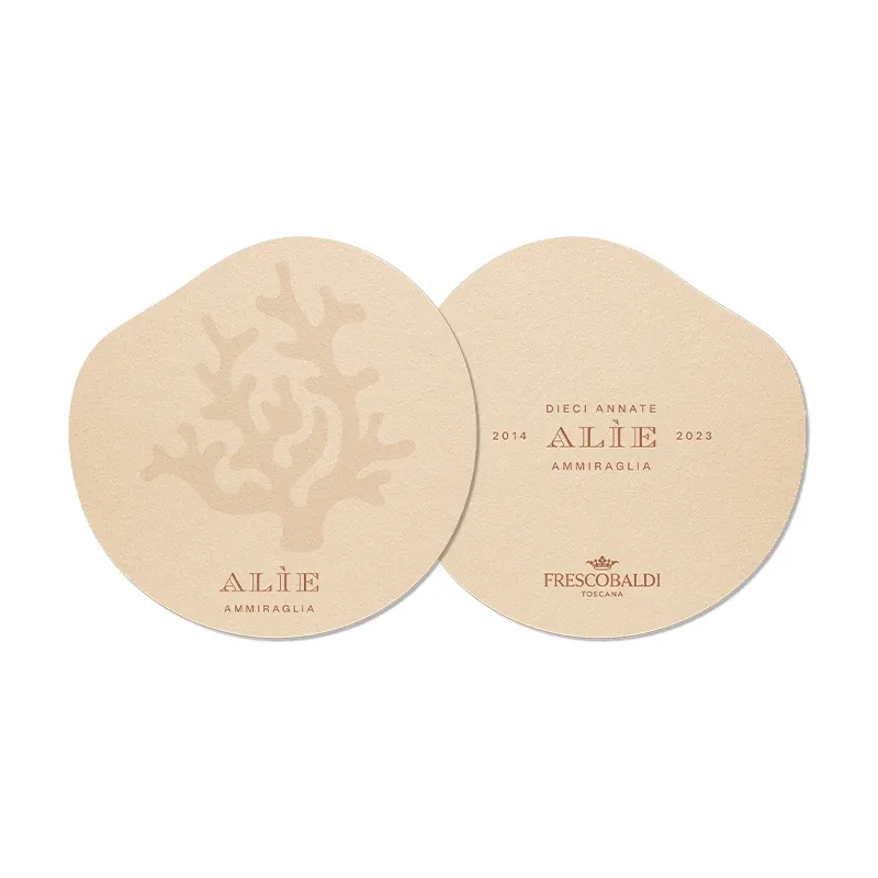 Nuova Collezione Cantina Frescobaldi Alie 10 Annate Sottobicchiere Set 6 Pz