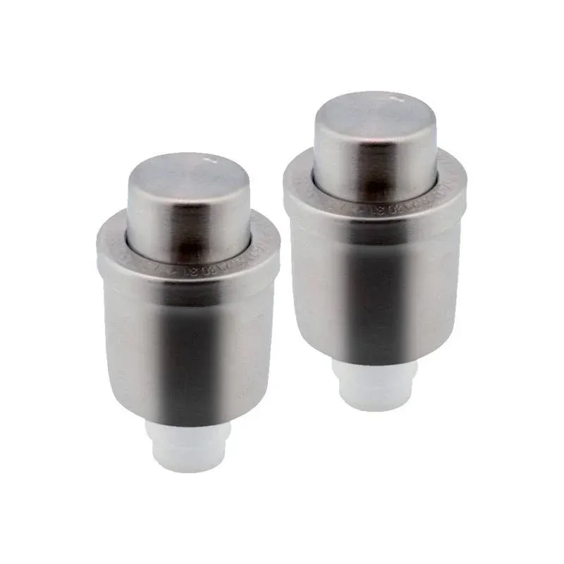 Occasione Imperdibile Ilsa Mixage Tappo Sottovuoto Salva Vino In Acciaio Inox Con Indicatore Data - Set 2 Pz