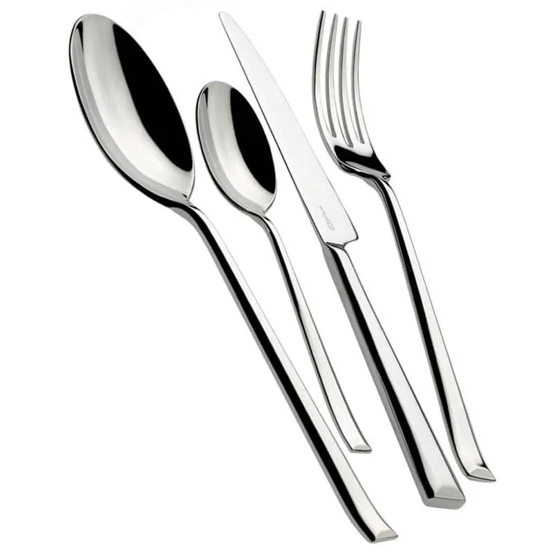 Bugatti Duetto Servizio Posate Acciaio Inox - Set 24 Pz Ultima Occasione