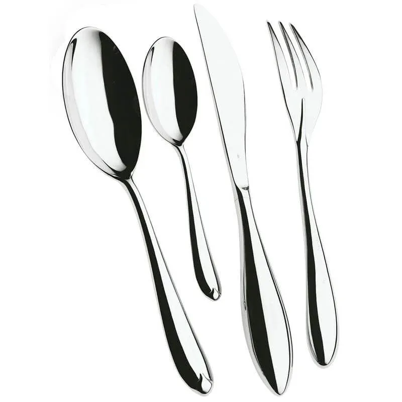 Pagamento Sicuro Bugatti Venezia Servizio Posate Acciaio Inox - Set 24 Pz