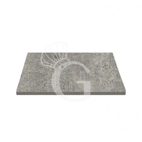 Nuova Collezione Piano quadrato in stratificato HPL, 800x800 mm, spessore 10 mm, colore Brooklin Dark