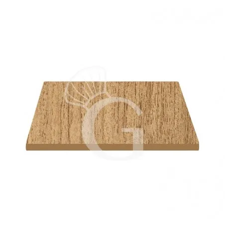 Piano quadrato in stratificato HPL urban teak, 700x700 mm, spessore 10 mm A Buon Prezzo