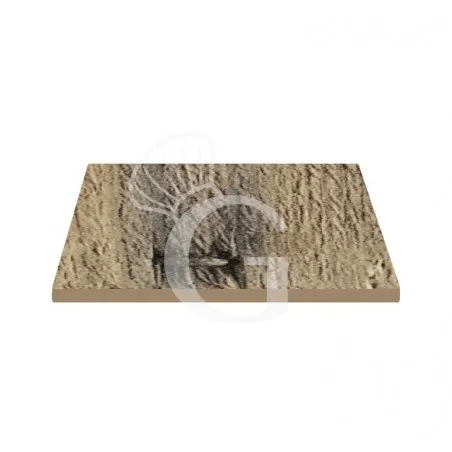 Offerta Piano quadrato in stratificato HPL apple crates, 700x700 mm, spessore 10 mm