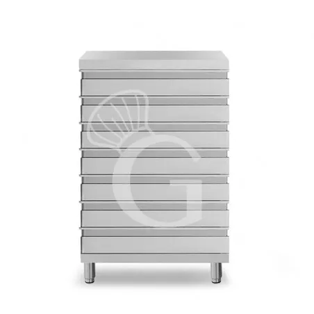 Cassettiera inox per contenitore impasti pizza Nuovo Arrivo