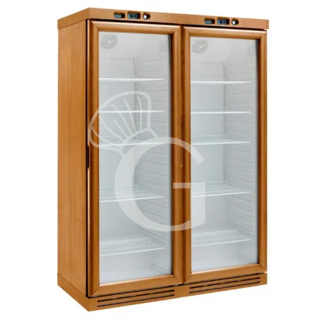Soddisfatti O Rimborsati Cantina Vino Statica doppia temperatura 340 LT + 340 LT - 180 bottiglie - beige / bianco