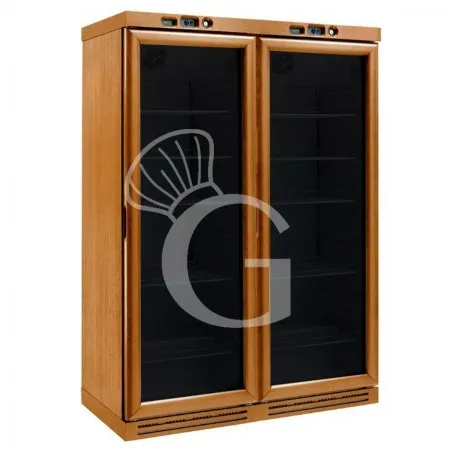 Cantina Vino Statica 6+2 ripiani 340 LT + 340 LT - 180 bottiglie +2°C/+8°C beige / nero Consegna Rapida