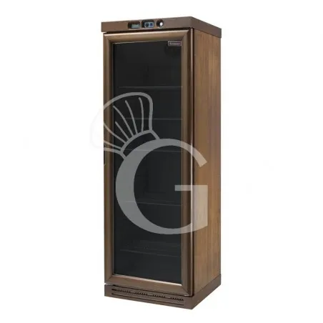 Cantina Vino Statica 6 ripiani fissi 340 LT 90 bottiglie -18°C / -22°C marrone / nero Reso Gratuito
