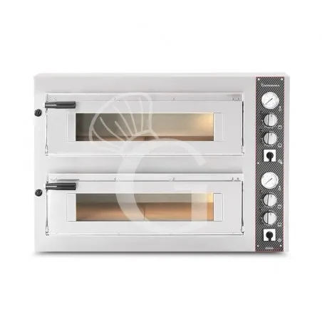 Consegna Rapida Forno Elettrico per 4+4 pizze diametro 350 mm 2 camere controllo meccanico 11,5 Kw