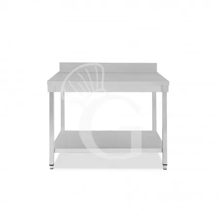Subito Disponibile Tavolo inox 1 ripiano alzatina L 900 mm x P 700 mm x H 965 mm