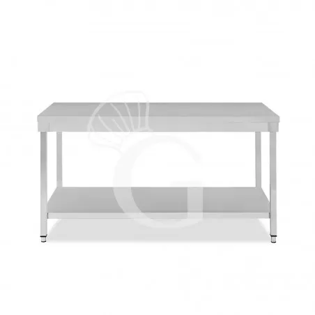 Quantità Limitata Tavolo inox 1 ripiano L 1600 mm x P 700 mm x H 865 mm