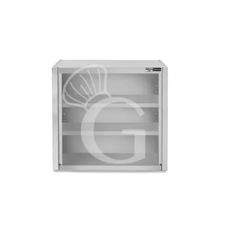 Pensile inox a giorno con 2 ripiani, L 700 mm x P 400 mm x H 1000 mm Promozione Esclusiva