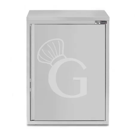Super Prezzo Pensile inox con 1 porta battente, 2 ripiani, L 600 x P 400 x H 1000 mm