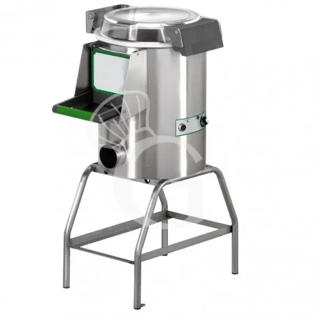 Offerta Del Giorno Pelapatate da pavimento con cavalletto e abrasivo laterale, trifase, capacità 18 Kg, produzione 220 Kg/h