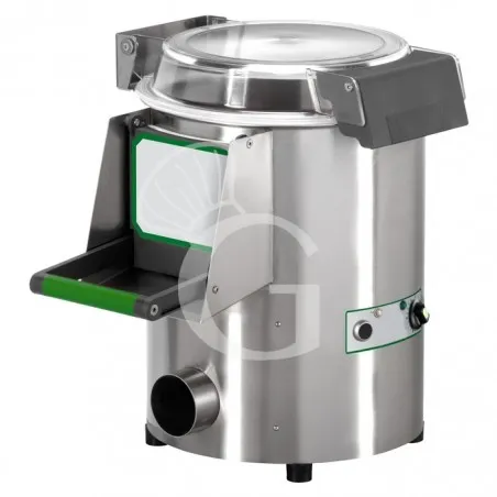 Pelapatate da pavimento con abrasivo laterale, monofase, capacità 18 Kg, produzione 220 Kg/h Direttamente Dal Produttore