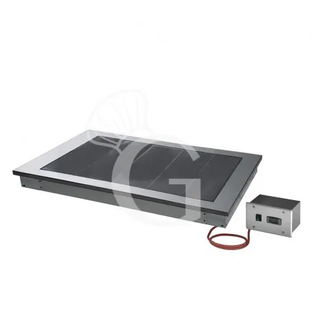 Ultime Pezzi Piano vetroriscaldato da incasso - dimensioni L 1785 x P 640 x H 85 mm