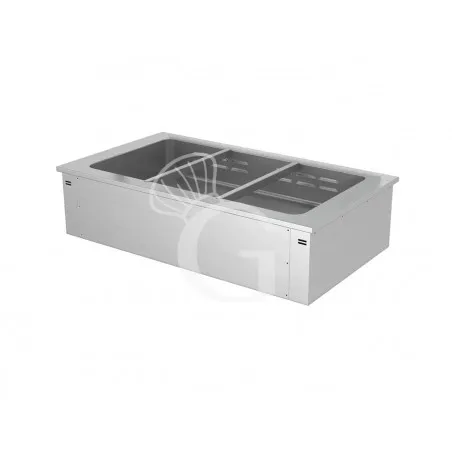 Piano bagnomaria da incasso riscaldamento ad aria - vasca ventilata - dimensioni L 1135 x P 640 x H 355 mm Non Perdere