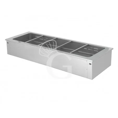Piano bagnomaria da incasso riscaldamento ad acqua - altezza vasca 230 mm - dimensioni L 1785 x P 640 x H 315 mm Occasione