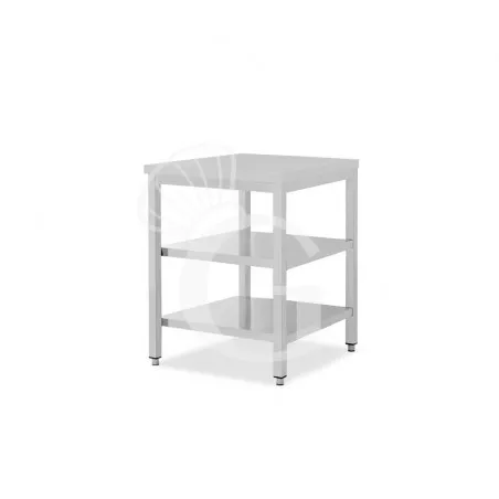 Compra Oggi Stesso Tavolo inox 2 ripiani L 500 mm x P 800 mm x H 850 mm