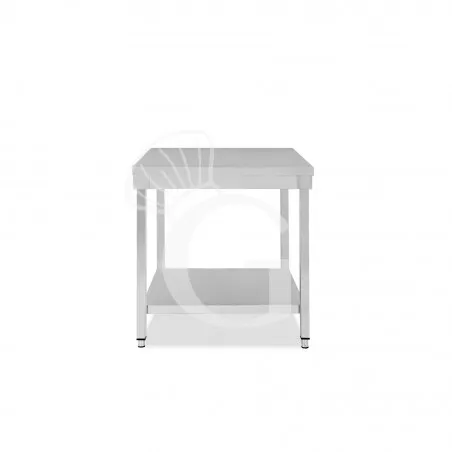 Tavolo inox 1 ripiano L 700 mm x P 800 mm x H 865 mm Subito Disponibile