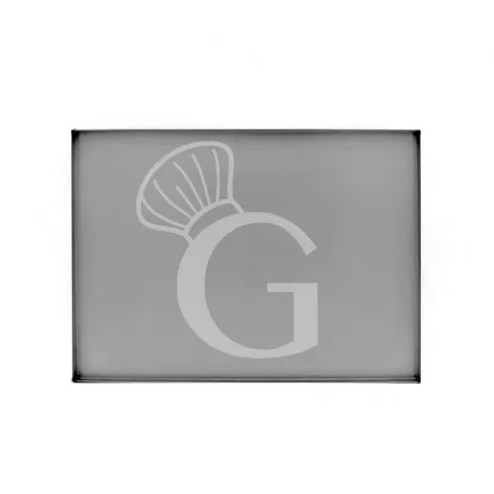Scelto Dai Clienti Teglia Rettangolare in lamiera alluminata L 360 mm x P 500 mm x H 20 mm