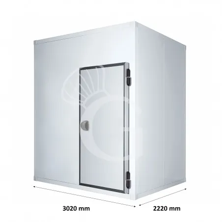 Super Prezzo Cella frigorifera negativa con pavimento - L 3020 mm x P 2220 mm x H 2420 mm