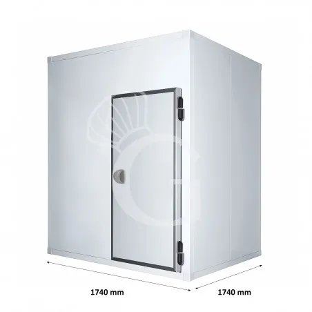 Cella frigorifera positiva con pavimento - L 1740 mm x P 1740 mm x H 2140 mm Promozione Esclusiva