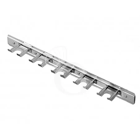 Supporto a parete in inox con 5 posti L 460 mm x P 60 mm x H 50 mm Occasione Imperdibile